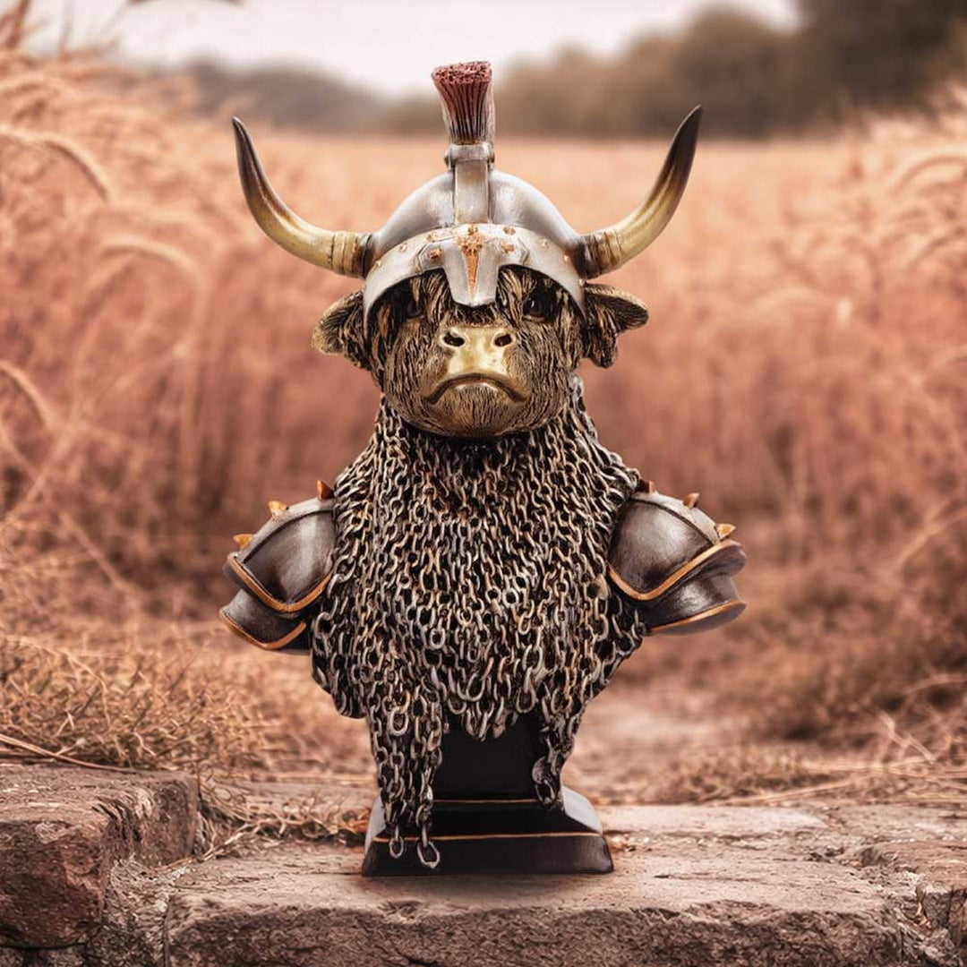 Gold Highland Cow Guard 26.7cm U7574B26