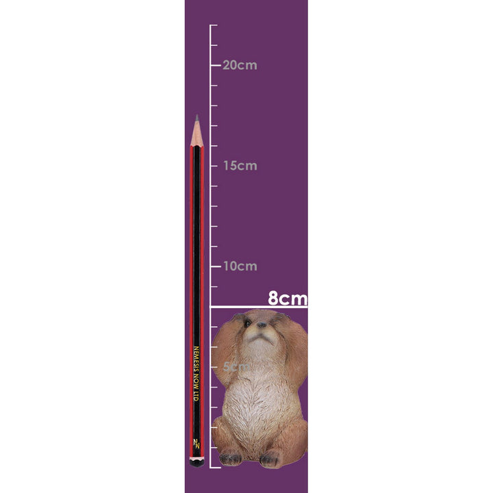 Set of Three Wise Otter figurines 8cm U7578B26