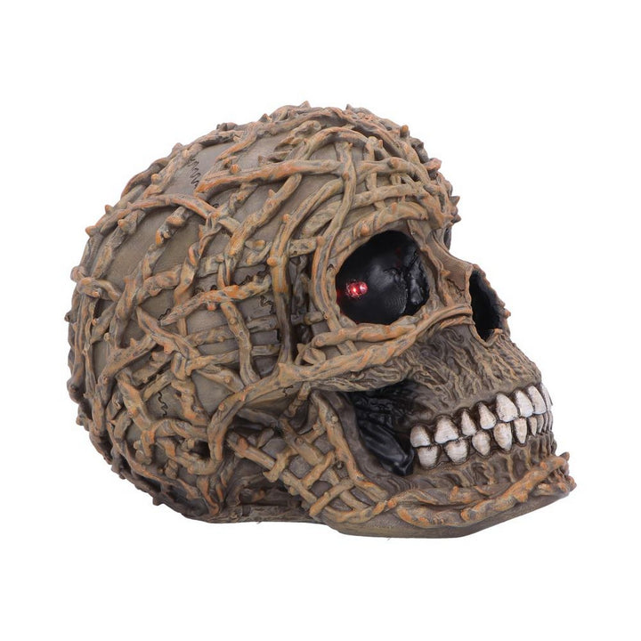Rooted Vine Skull LED Figurine 15.8cm U7584B26
