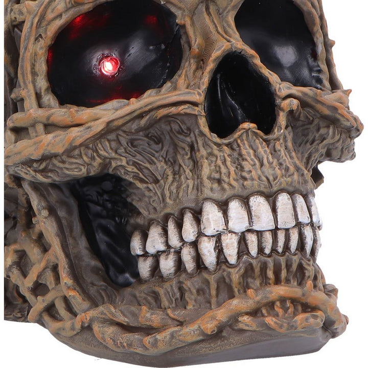 Rooted Vine Skull LED Figurine 15.8cm U7584B26