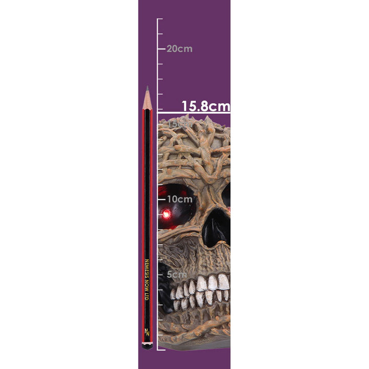 Rooted Vine Skull LED Figurine 15.8cm U7584B26