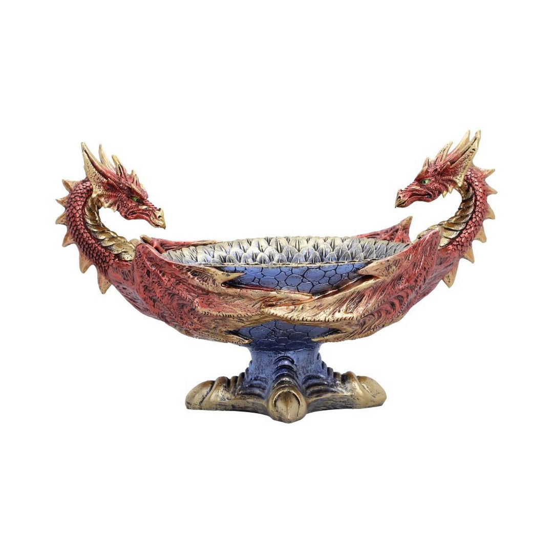 Scaled Red Dragon Bowl 18.7cm U7586B26
