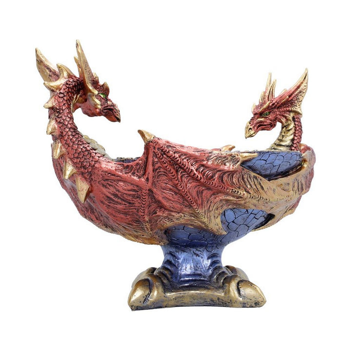 Scaled Red Dragon Bowl 18.7cm U7586B26