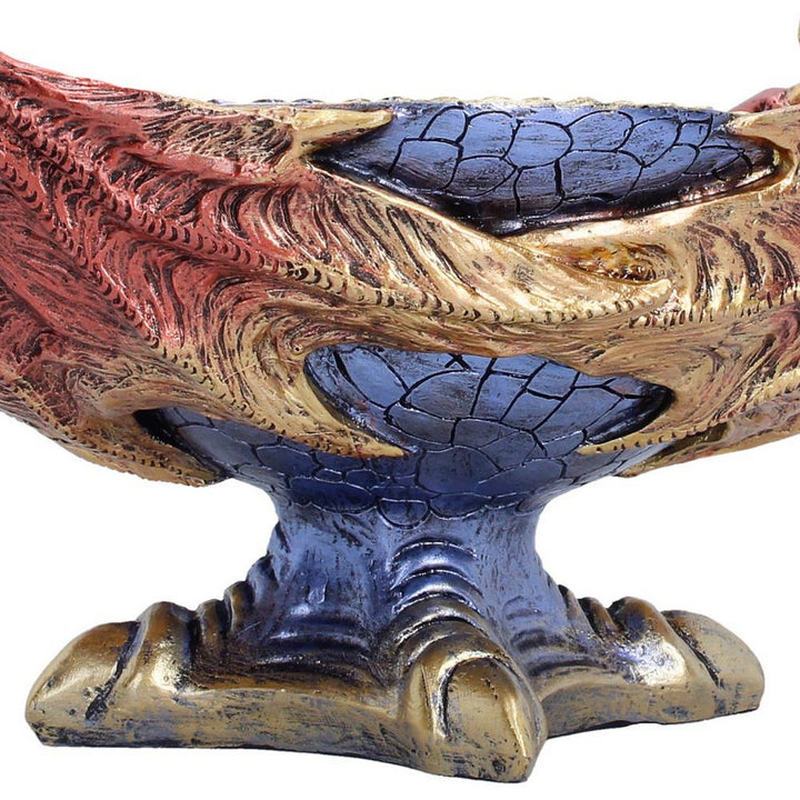 Scaled Red Dragon Bowl 18.7cm U7586B26