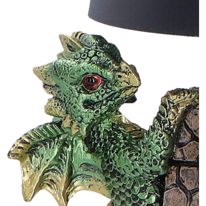 Green Dragon Castle Lamp 24.4cm U7588B26