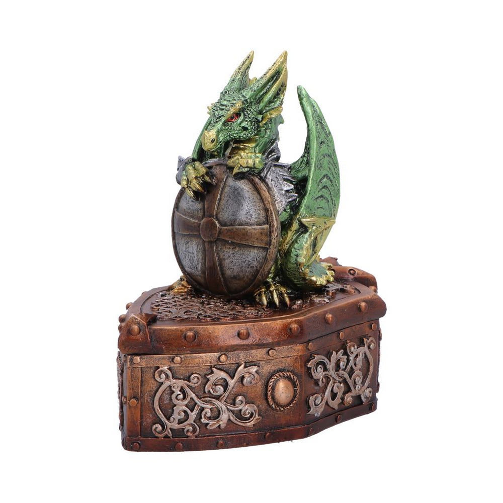 Green Dragon Shield on Shield Box 13.4cm U7589B26