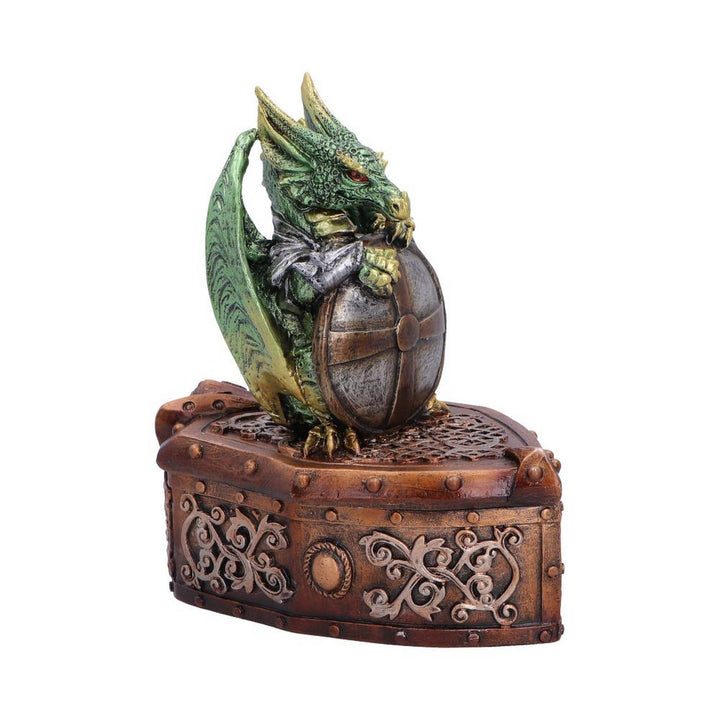 Green Dragon Shield on Shield Box 13.4cm U7589B26