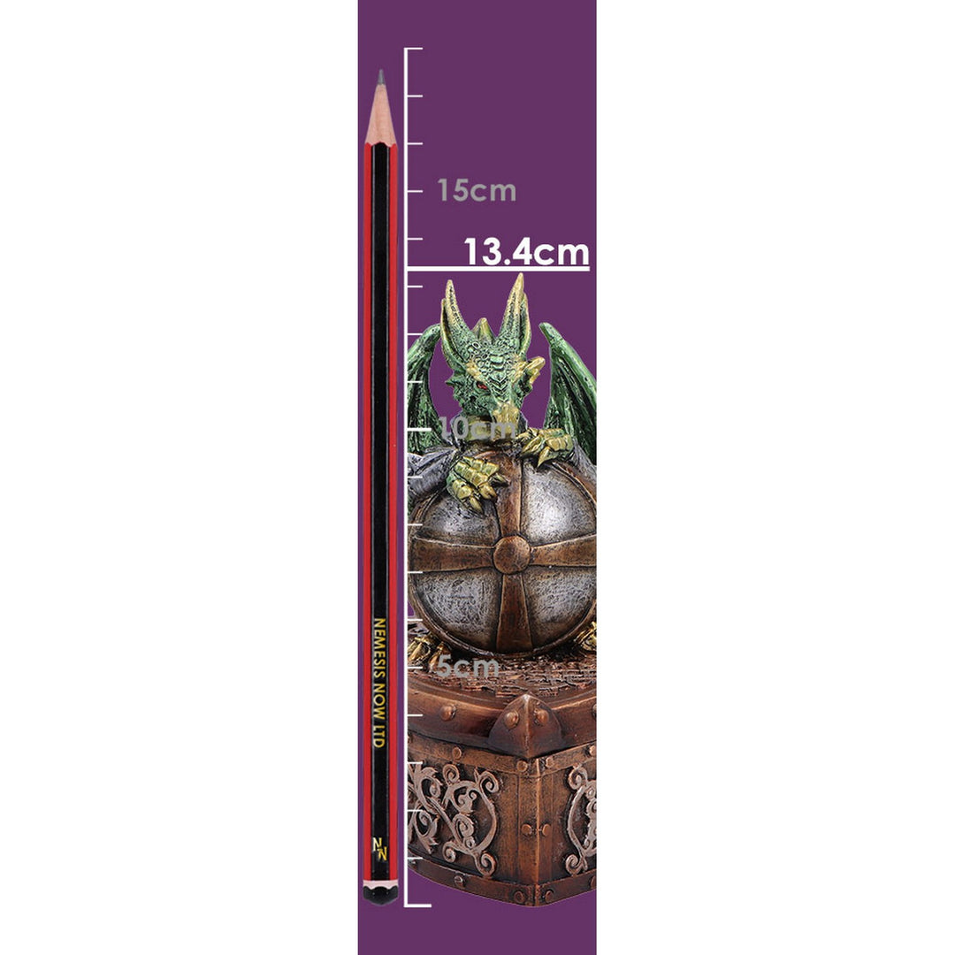 Green Dragon Shield on Shield Box 13.4cm U7589B26