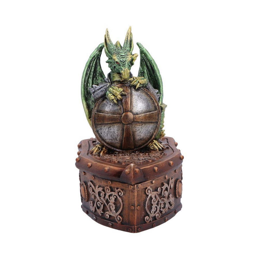 Green Dragon Shield on Shield Box 13.4cm U7589B26