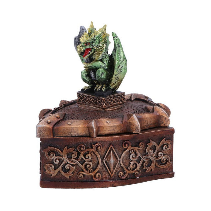 Green Dragon on Shield Box 10.5cm U7591B26