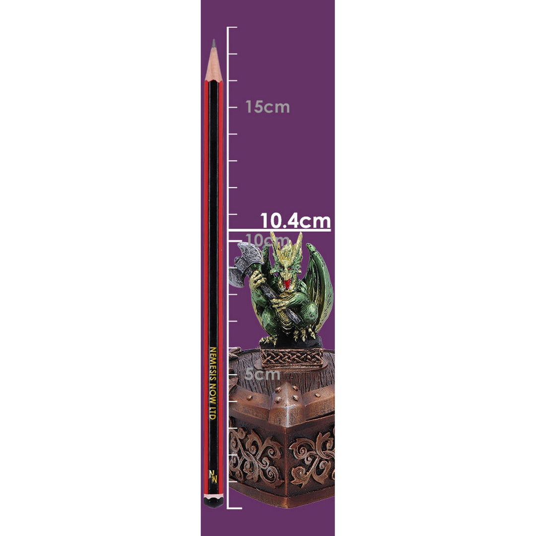 Green Dragon on Shield Box 10.5cm U7591B26