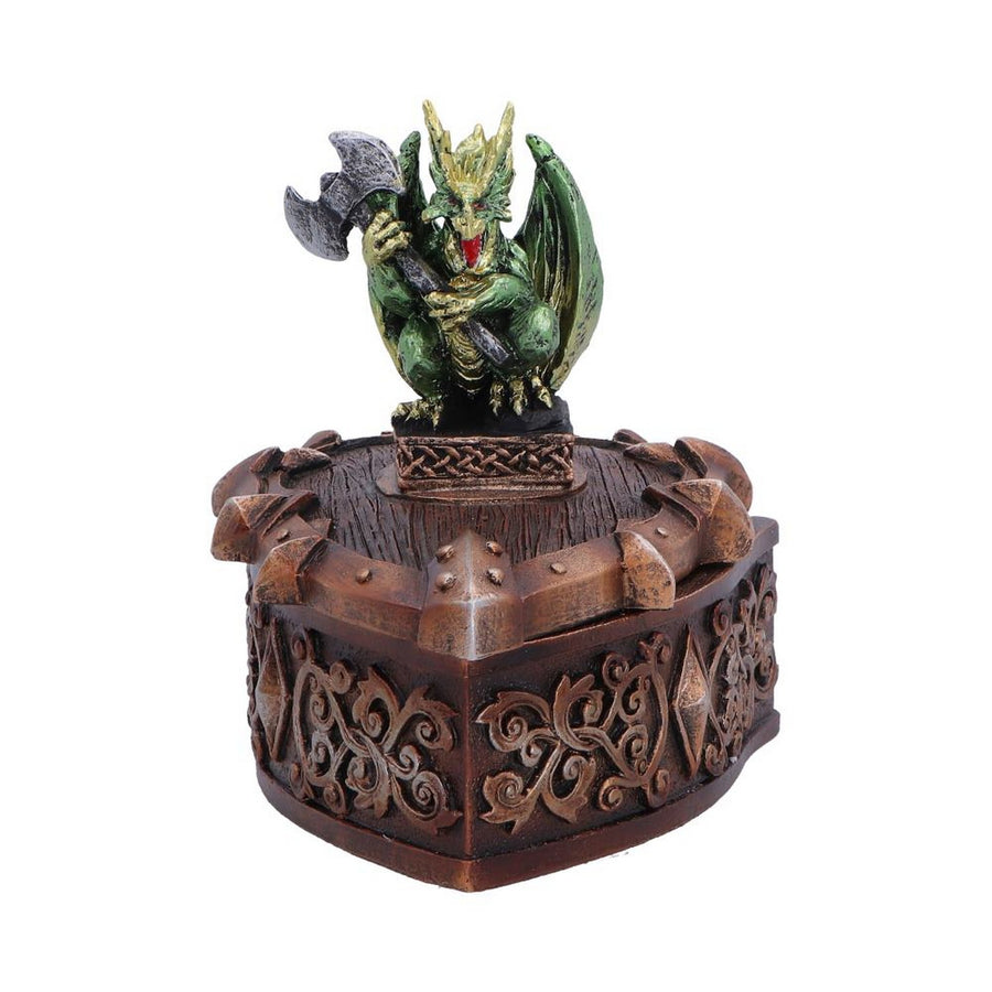Green Dragon on Shield Box 10.5cm U7591B26