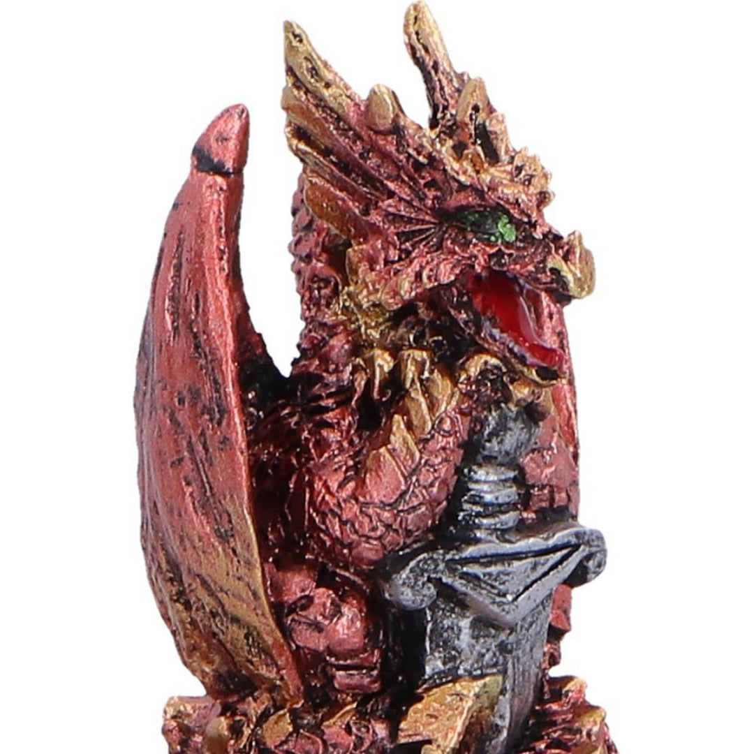 Red Dragon on Shield Box 10.5cm U7592B26