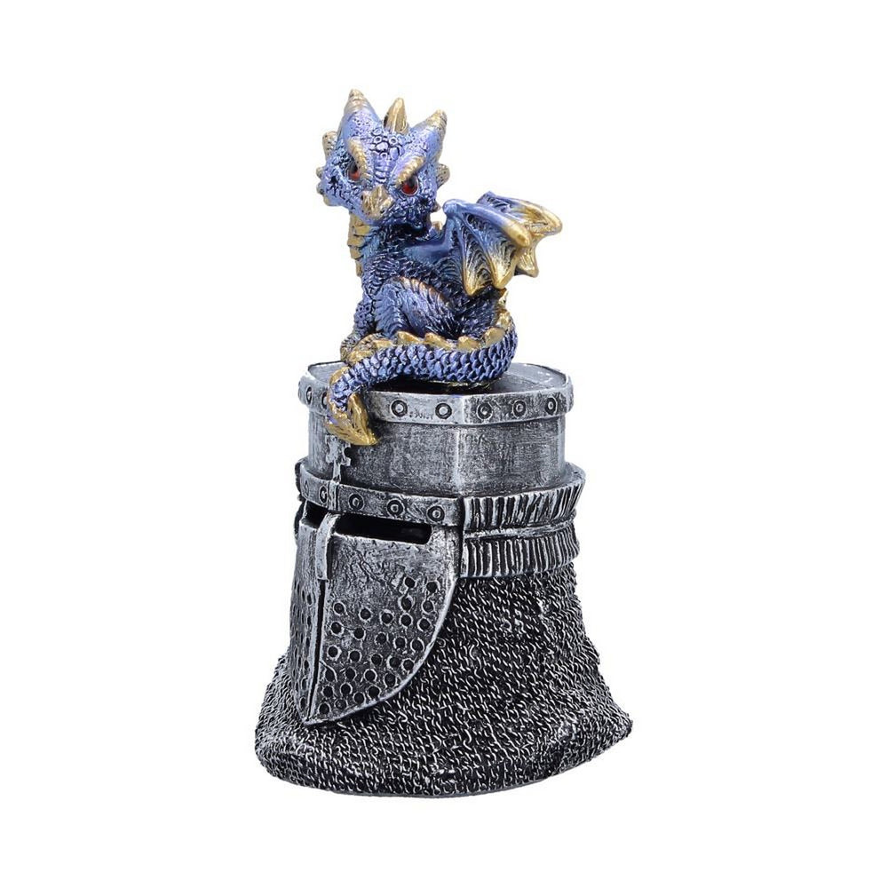 Blue Dragon on Knight Helmet 13.2cm U7594B26