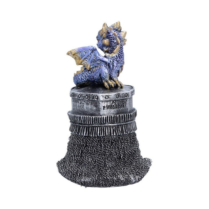 Blue Dragon on Knight Helmet 13.2cm U7594B26