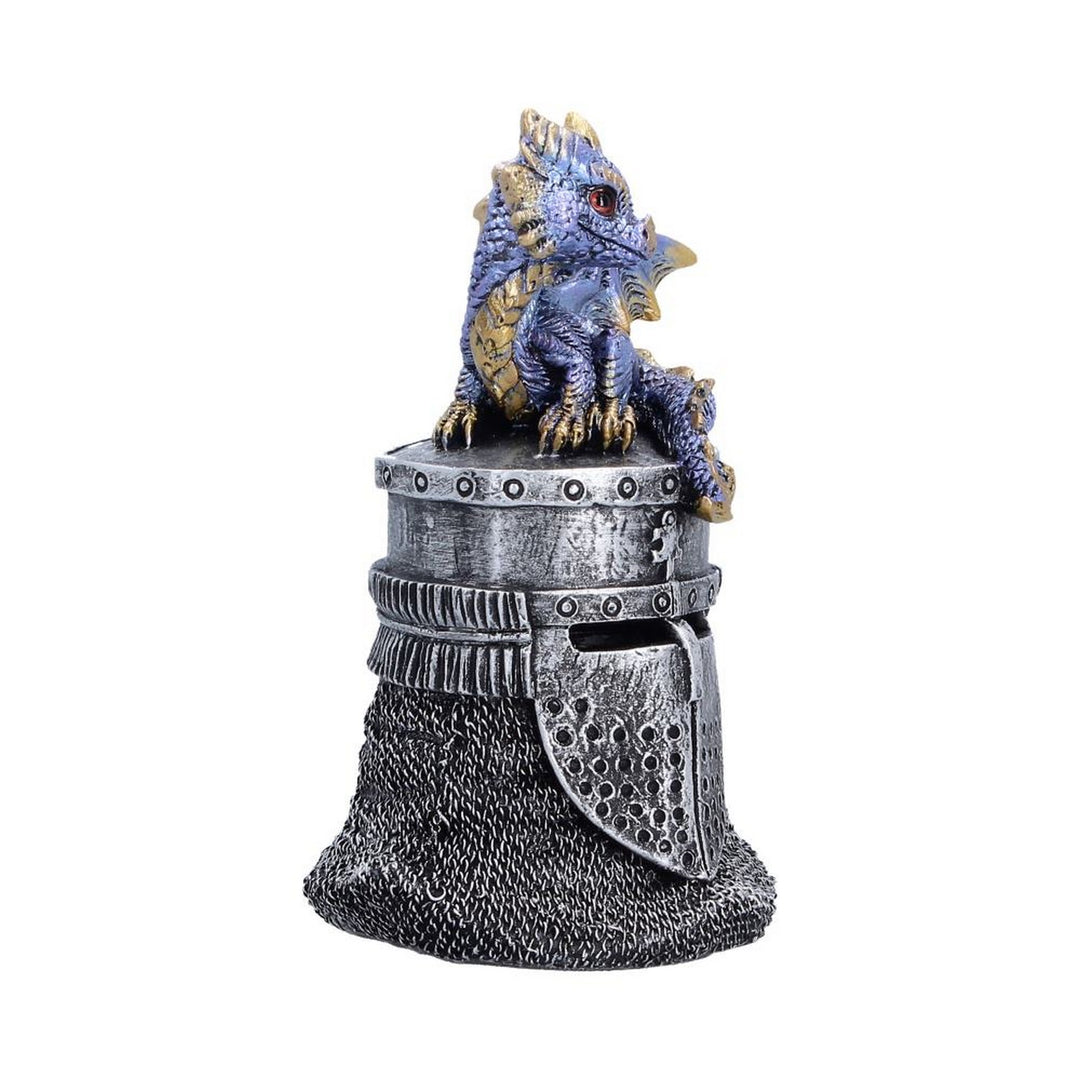 Blue Dragon on Knight Helmet 13.2cm U7594B26