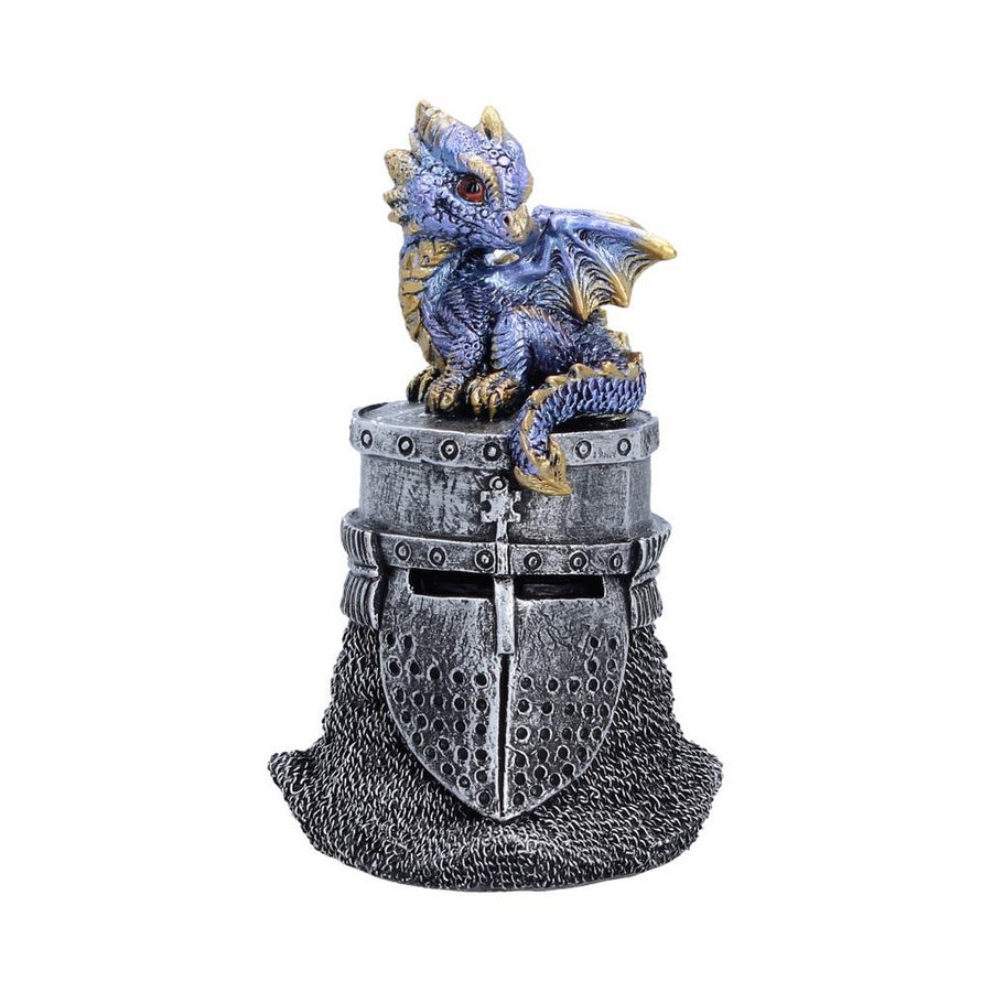 Blue Dragon on Knight Helmet 13.2cm U7594B26