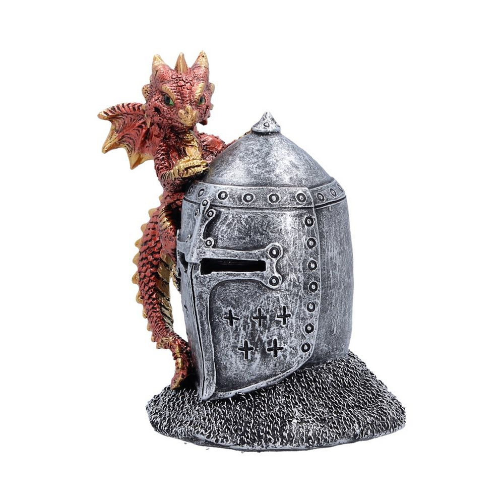 Red Dragon on Knight Helmet 12.3cm U7596B26