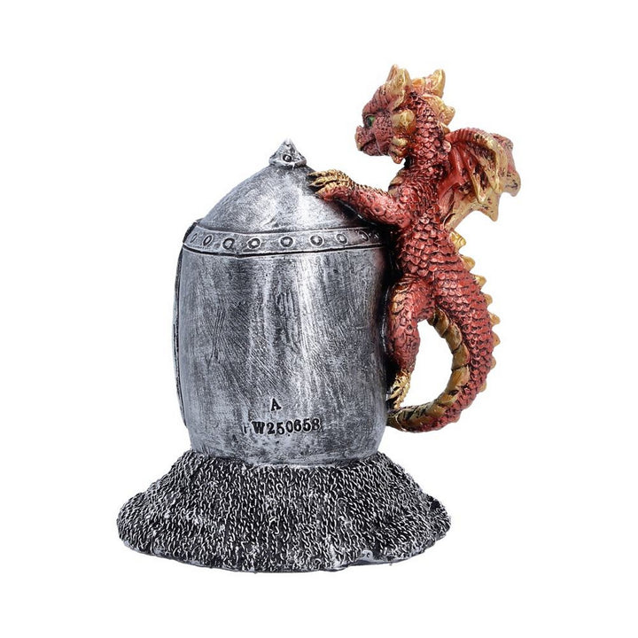 Red Dragon on Knight Helmet 12.3cm U7596B26