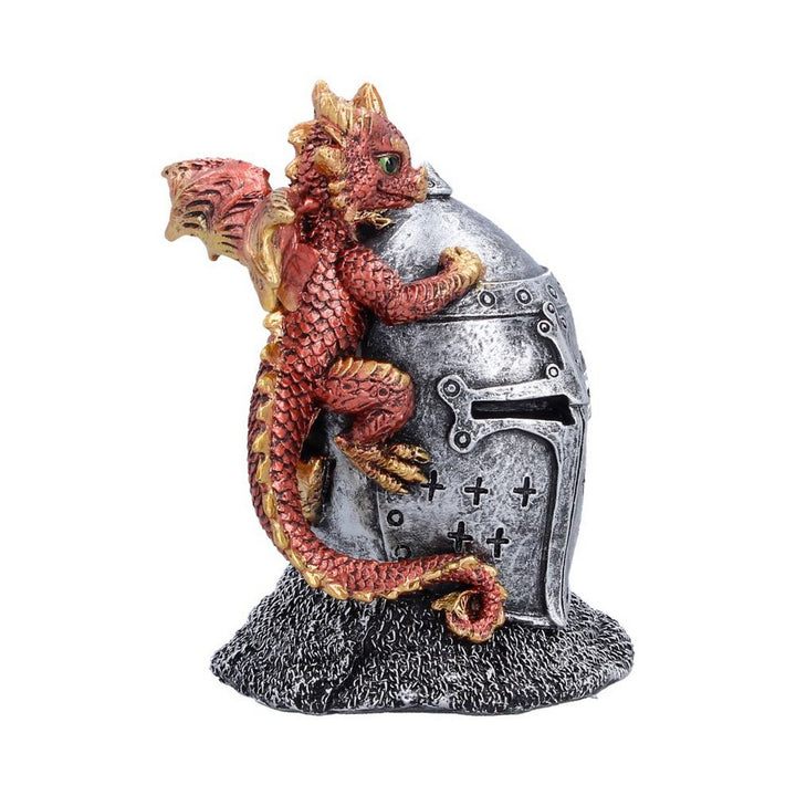 Red Dragon on Knight Helmet 12.3cm U7596B26