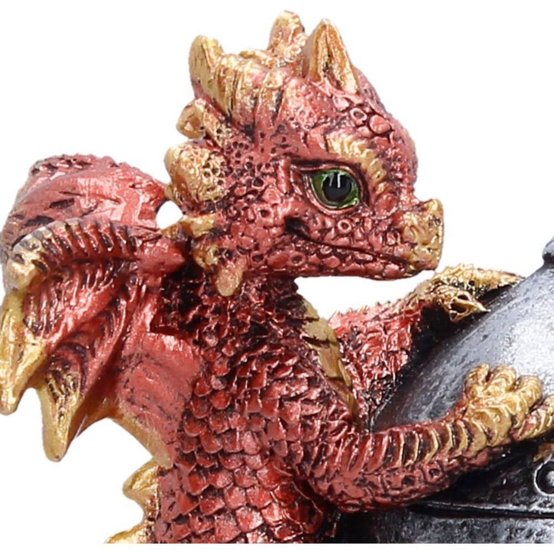 Red Dragon on Knight Helmet 12.3cm U7596B26