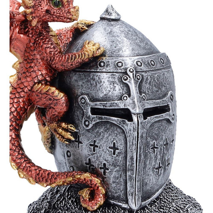 Red Dragon on Knight Helmet 12.3cm U7596B26
