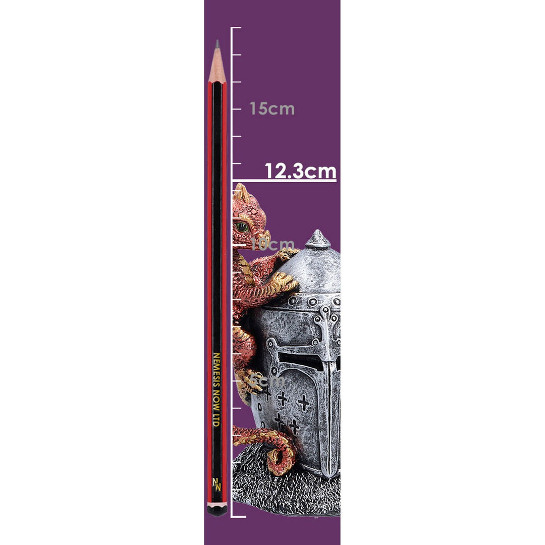 Red Dragon on Knight Helmet 12.3cm U7596B26