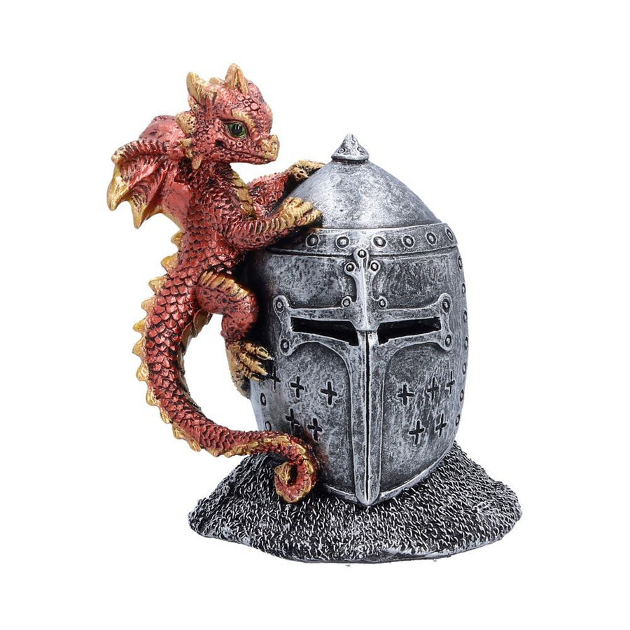 Red Dragon on Knight Helmet 12.3cm U7596B26