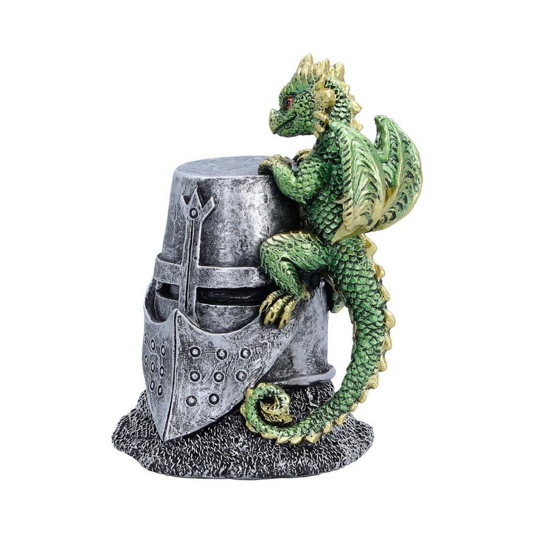 Green Dragon on Knight Helmet 12cm U7597B26