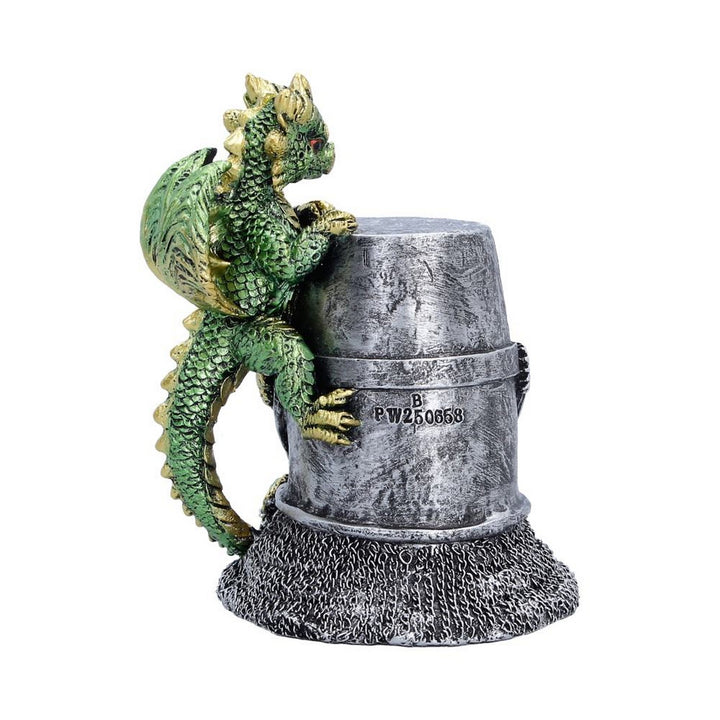 Green Dragon on Knight Helmet 12cm U7597B26