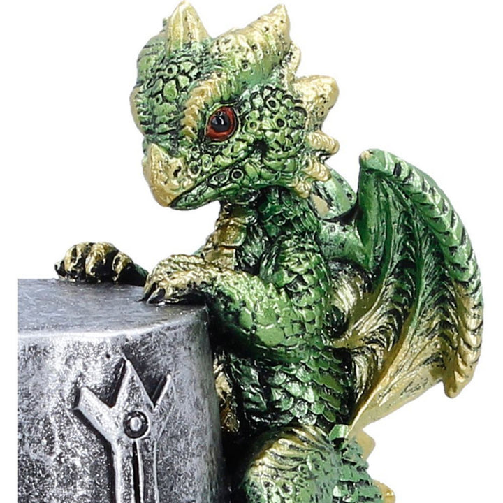 Green Dragon on Knight Helmet 12cm U7597B26