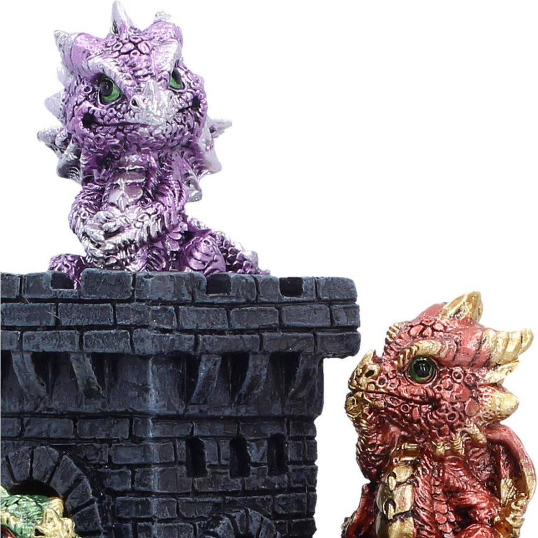 Dragonlings Keep LED Castle Display Piece 18cm U7598B26