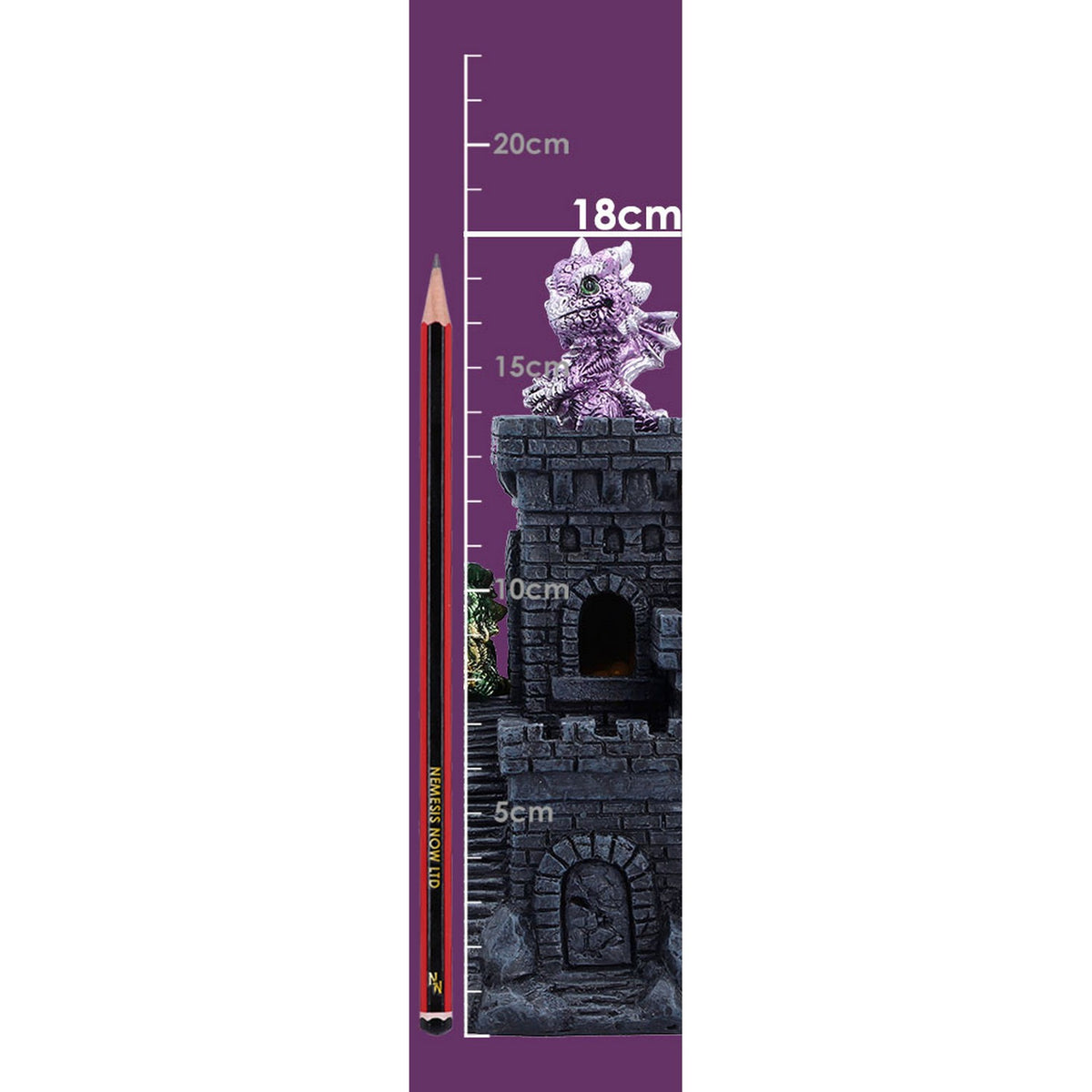 Dragonlings Keep LED Castle Display Piece 18cm U7598B26