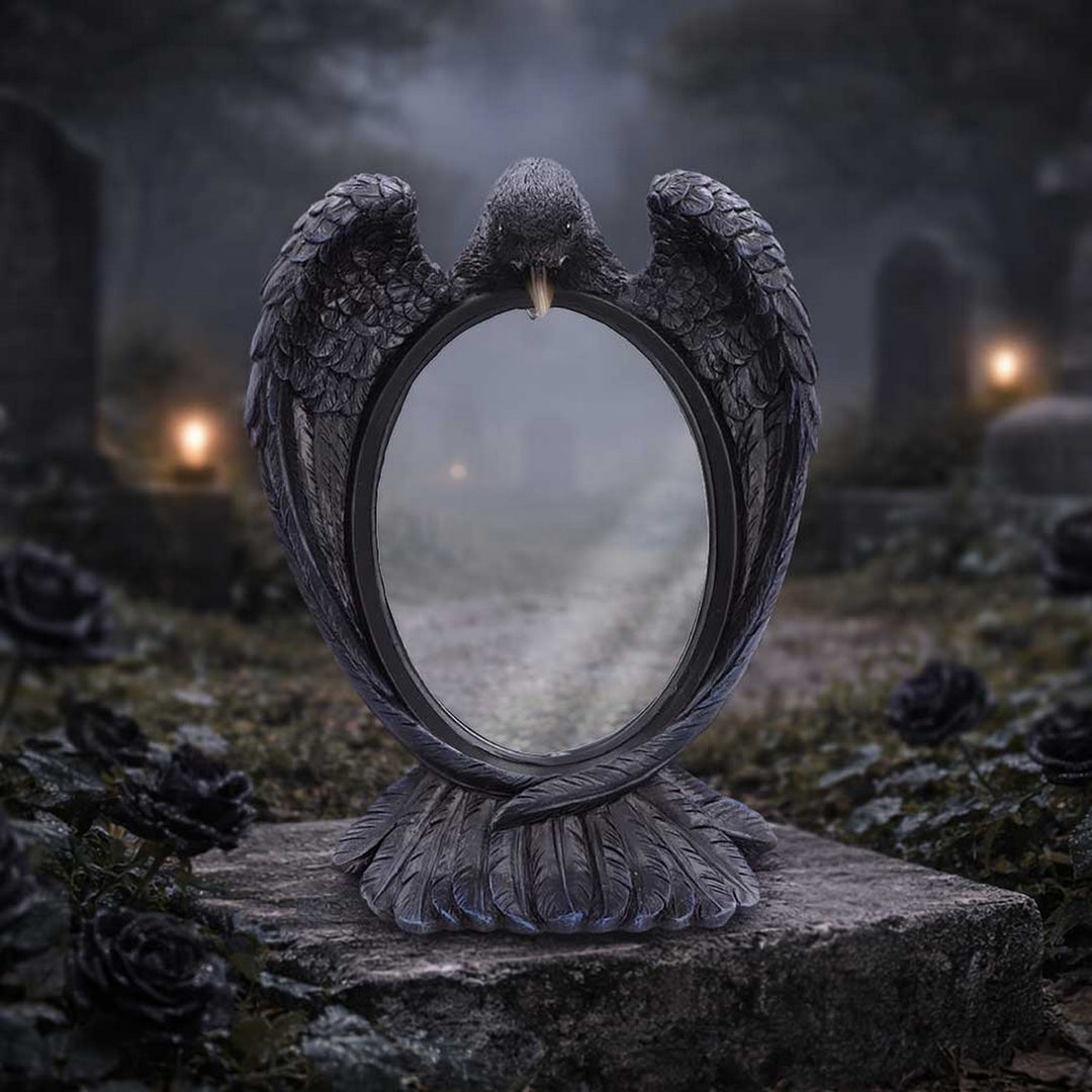 Raven Standing/Wall Hanging Mirror 30.2cm U7607B26