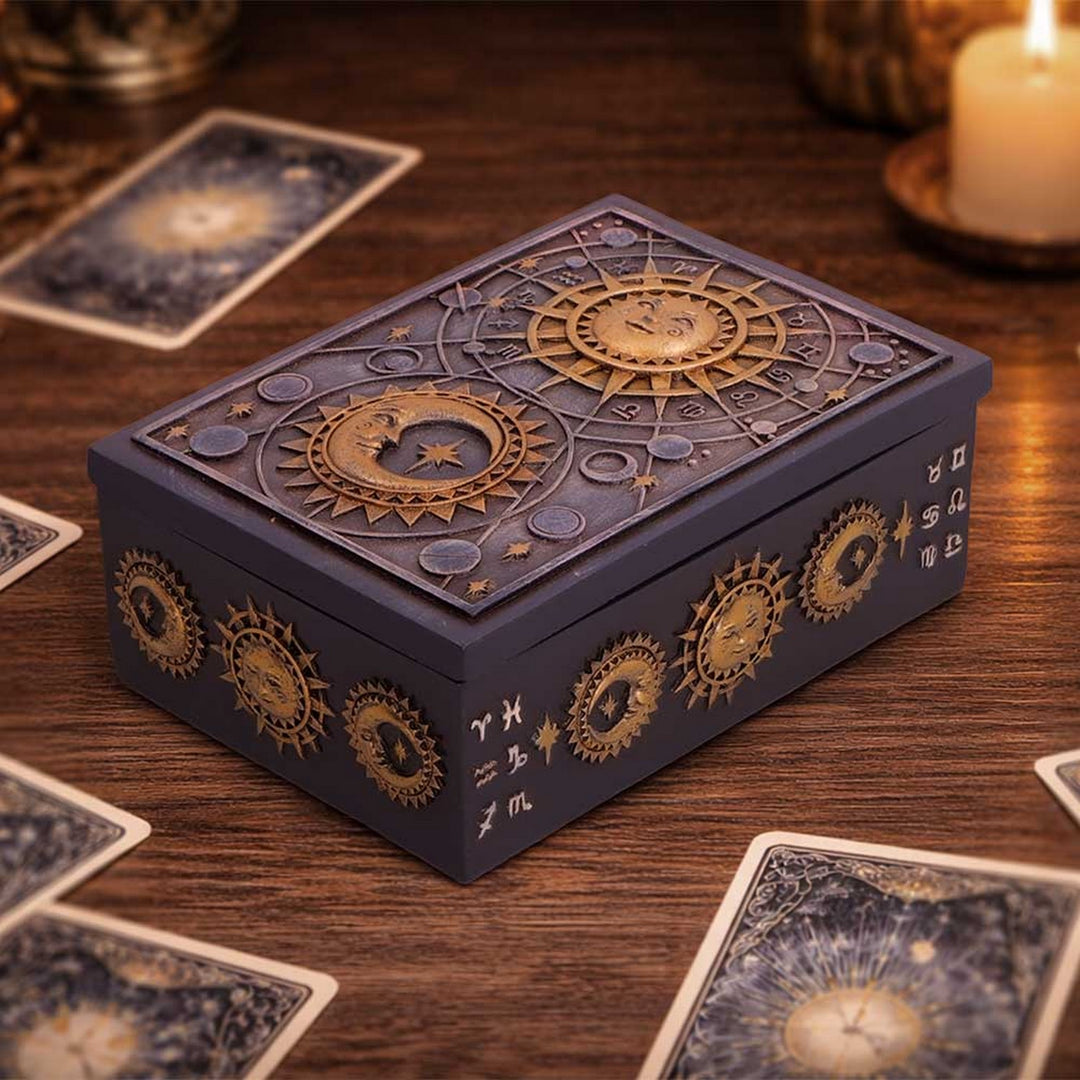 Sun and Moon Celestial Treasure Box 5.8cm U7608B26