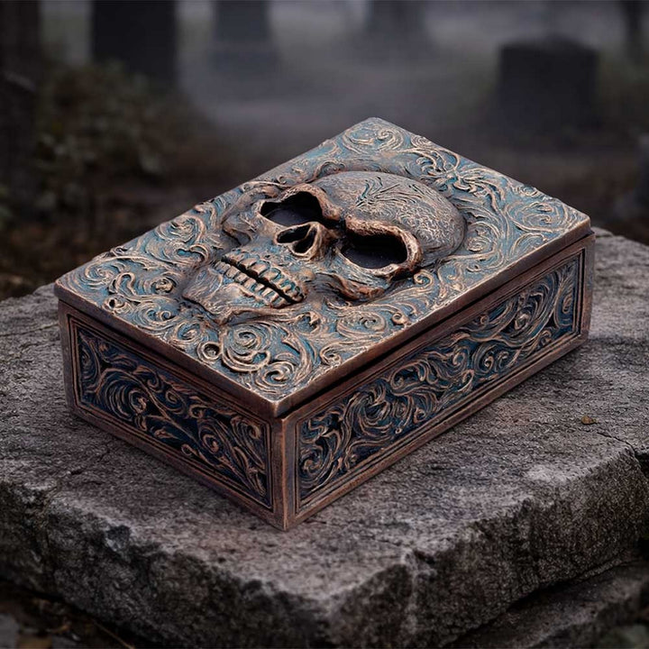 Skull Treasured Remains Box 5.6cm U7609B26