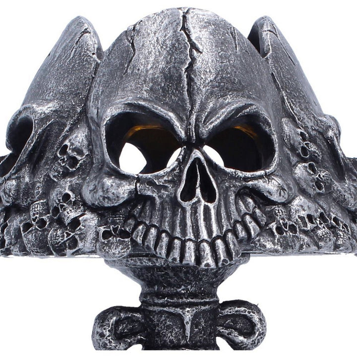 Gothic Skull Lamp Silver 22.6cm U7610B26