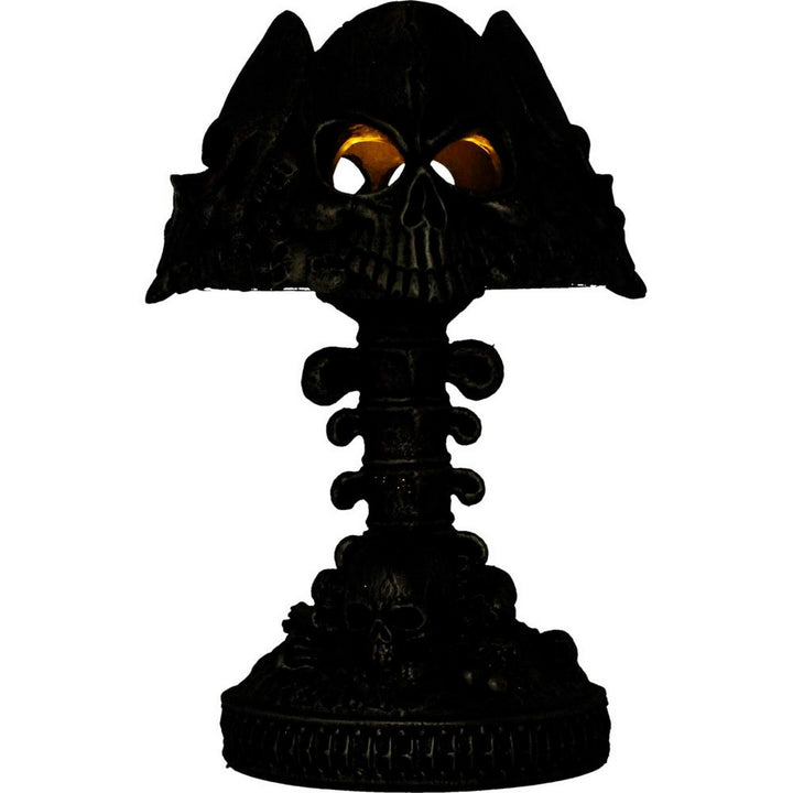 Gothic Skull Lamp Silver 22.6cm U7610B26