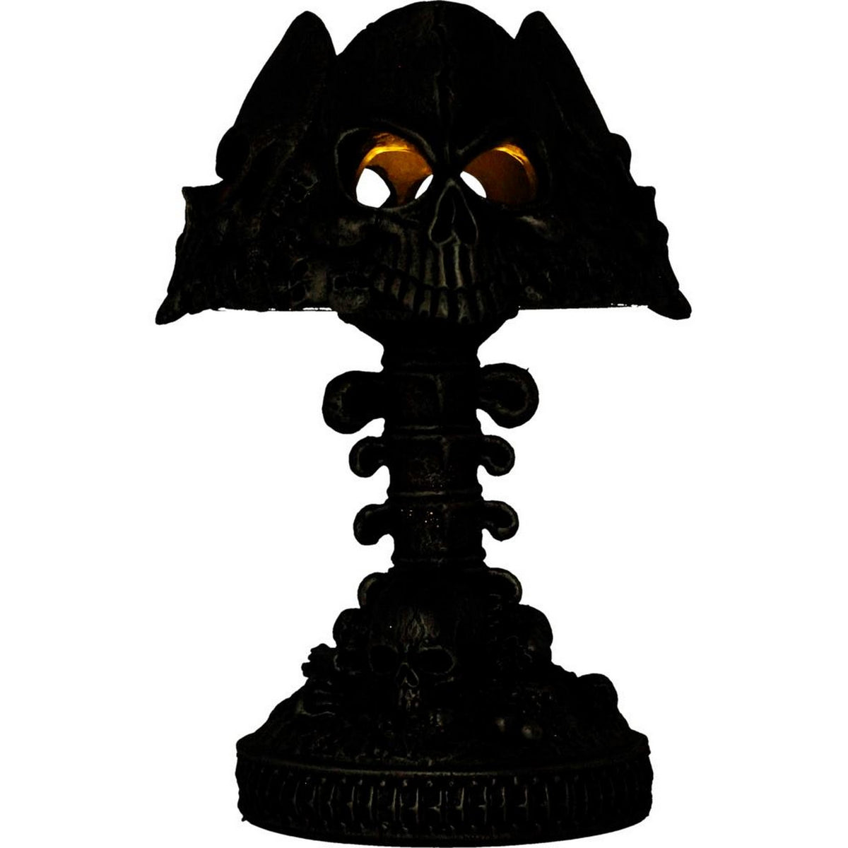 Gothic Skull Lamp Silver 22.6cm U7610B26