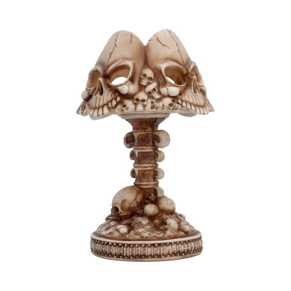 Gothic Skull Lamp Bone 22.6cm U7611B26