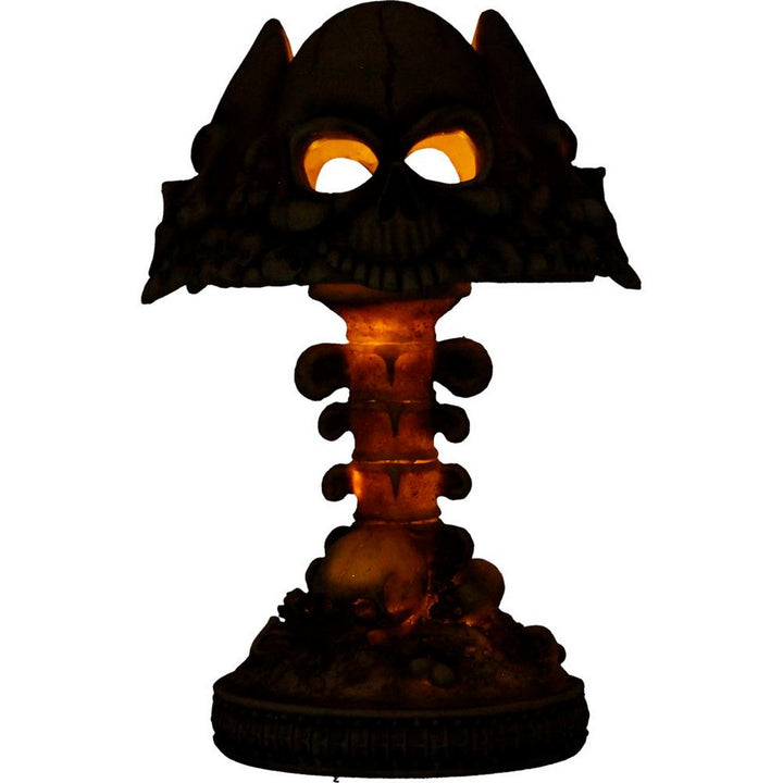 Gothic Skull Lamp Bone 22.6cm U7611B26