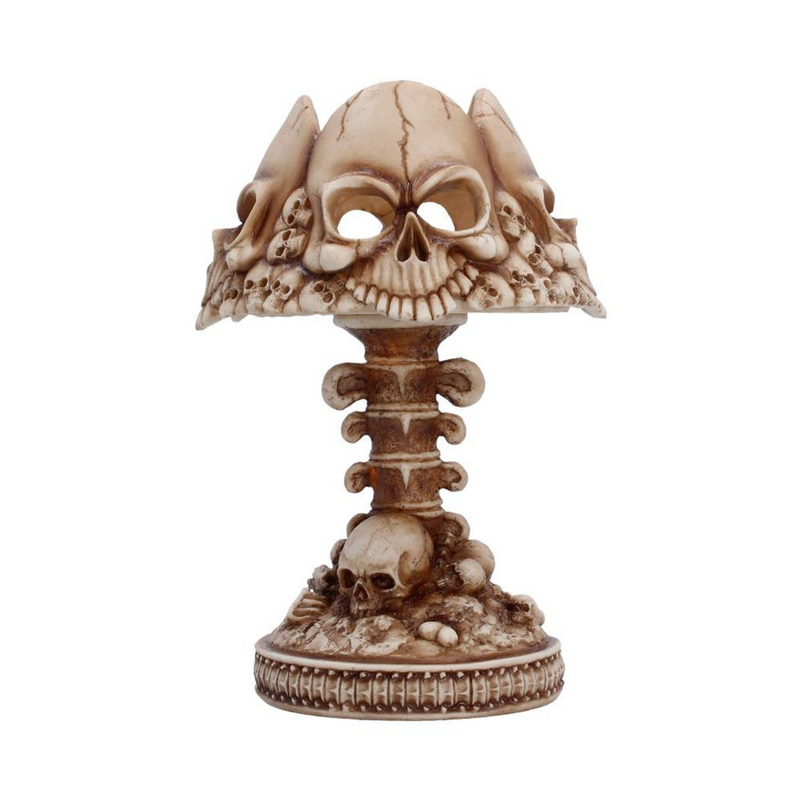 Gothic Skull Lamp Bone 22.6cm U7611B26