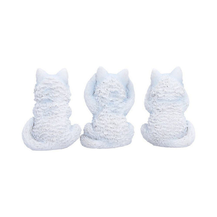 Three Wise Wolf Pups 9cm U7613B26
