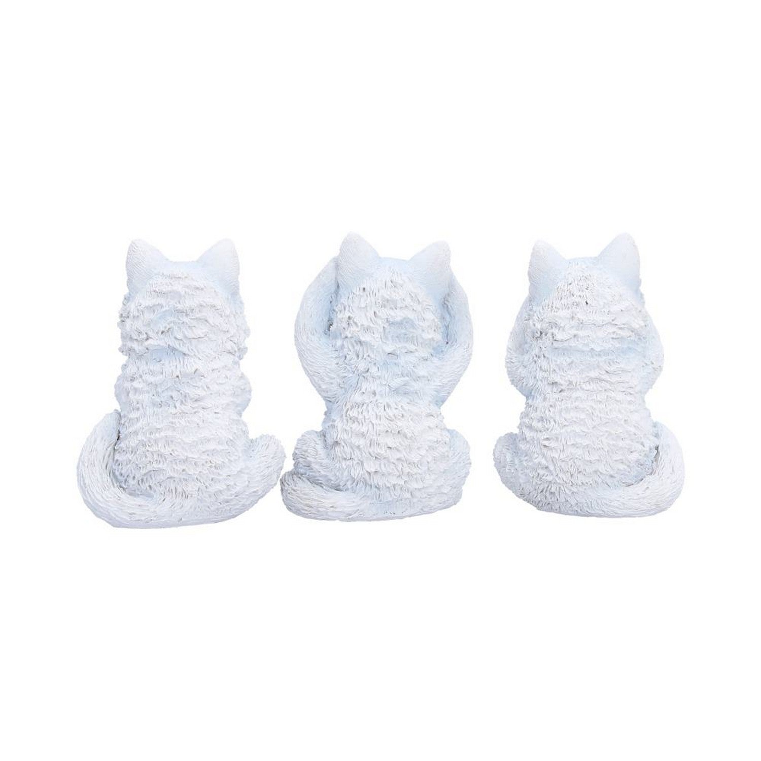 Three Wise Wolf Pups 9cm U7613B26
