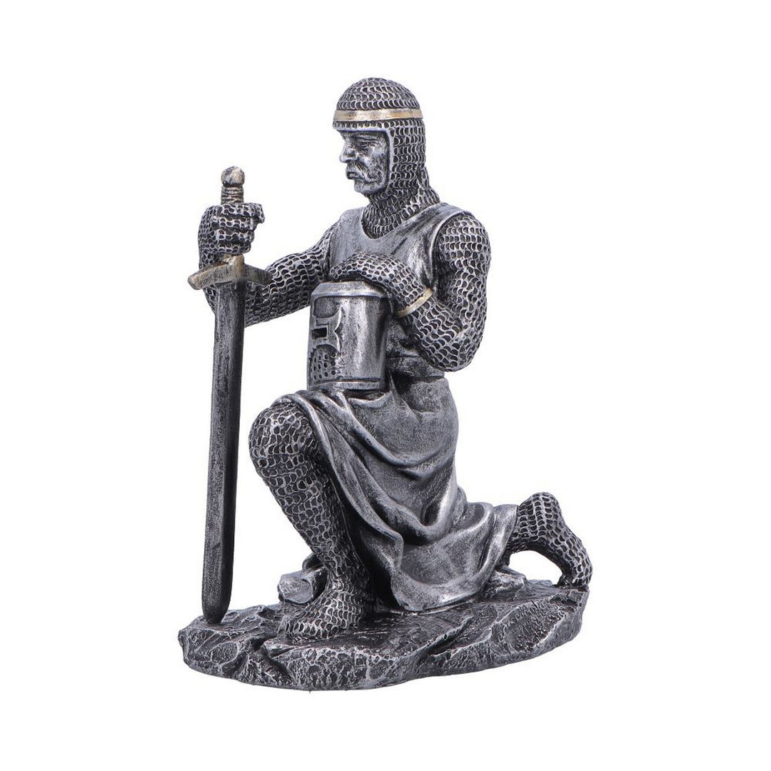 Medieval Soldier Pledge Figurine 15.1cm U7619B26