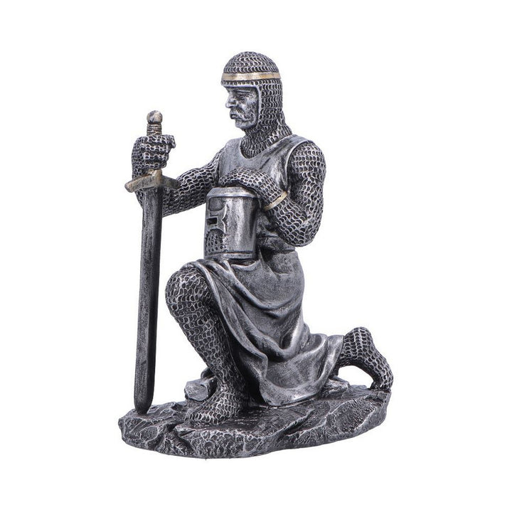 Medieval Soldier Pledge Figurine 15.1cm U7619B26