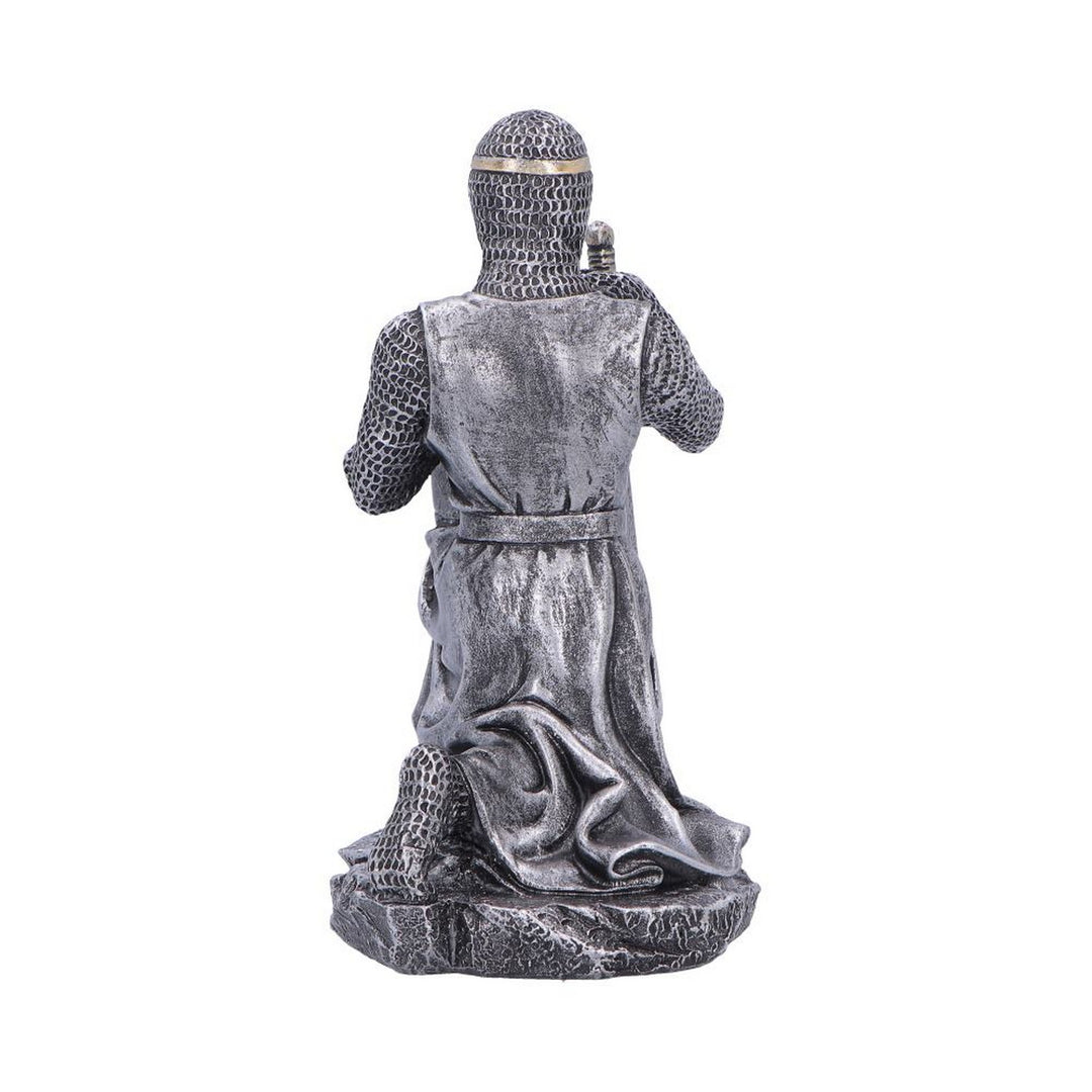 Medieval Soldier Pledge Figurine 15.1cm U7619B26