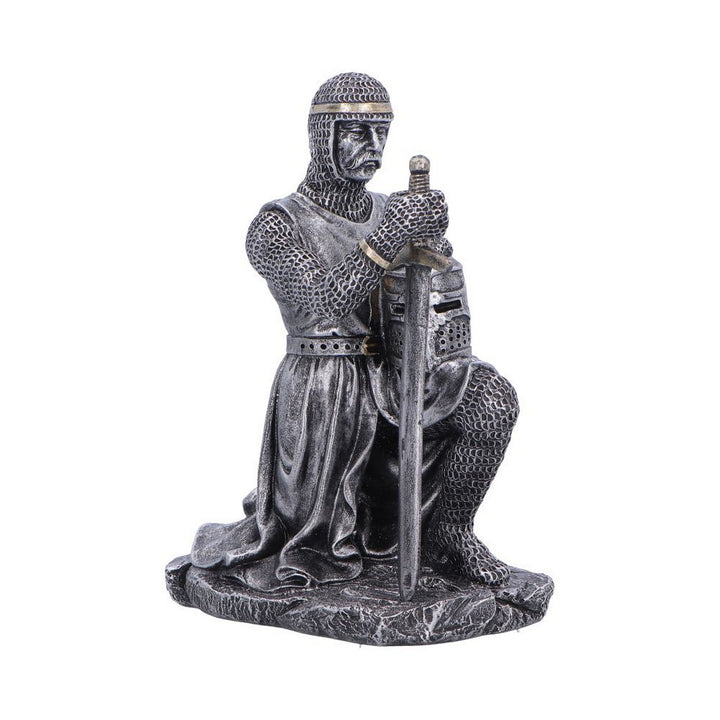 Medieval Soldier Pledge Figurine 15.1cm U7619B26