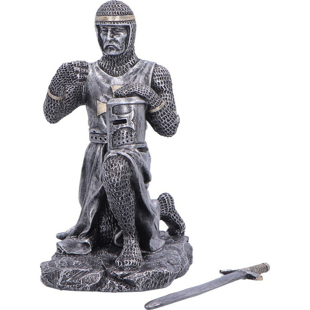 Medieval Soldier Pledge Figurine 15.1cm U7619B26