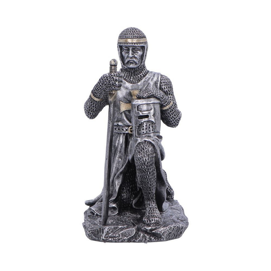 Medieval Soldier Pledge Figurine 15.1cm U7619B26